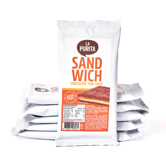 Sandwich Cookies- Oatmeal Peanut filled, Cocoa and Vanilla (6 PACK)