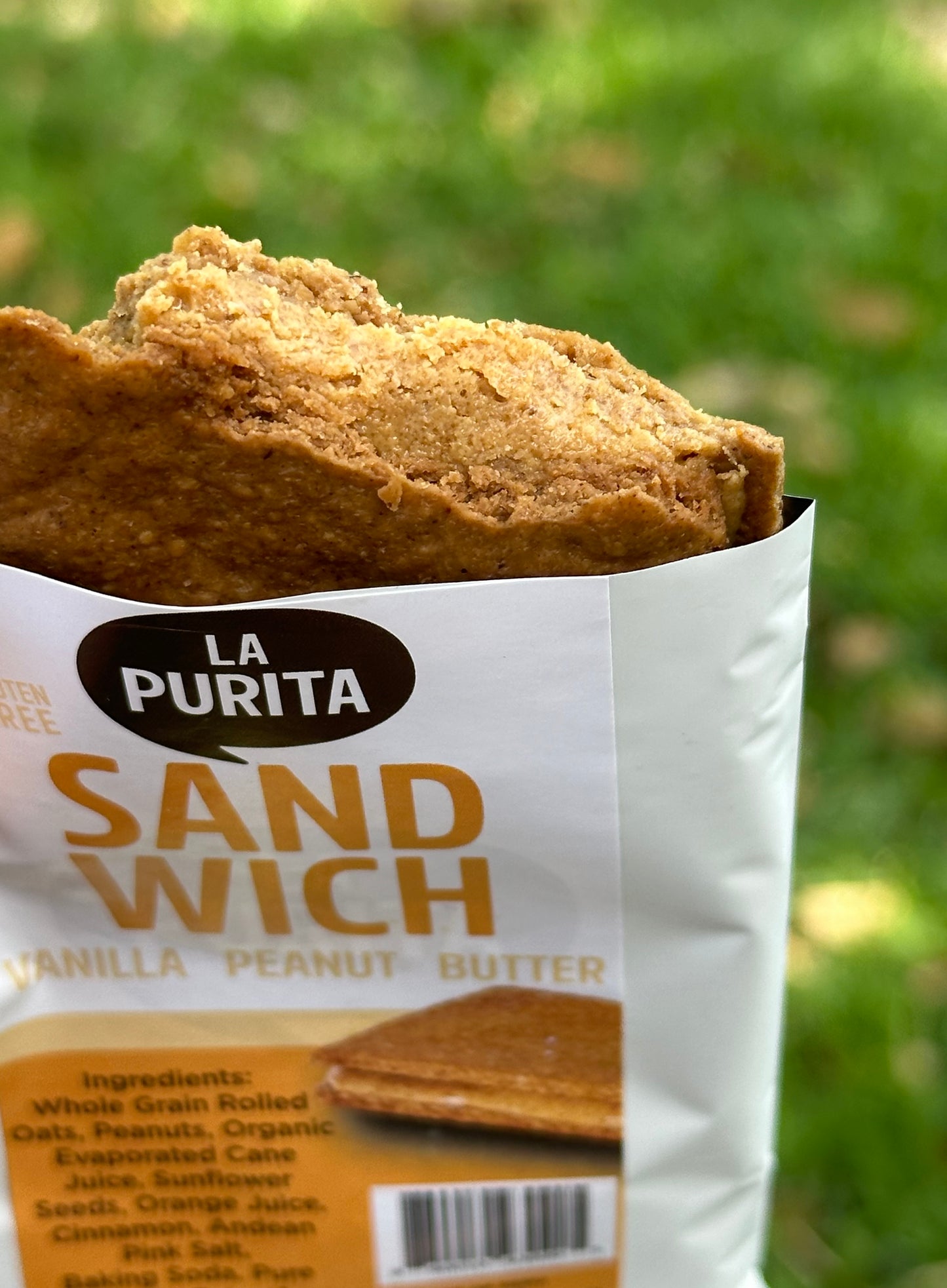 Sandwich Cookies- Vanilla Filled With Peanut Butter Stuffed, And Gluten Free (6 PACK)