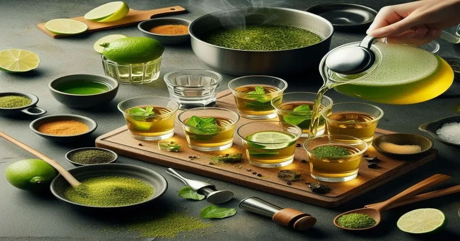 Green-Tea-Shots-Preparation