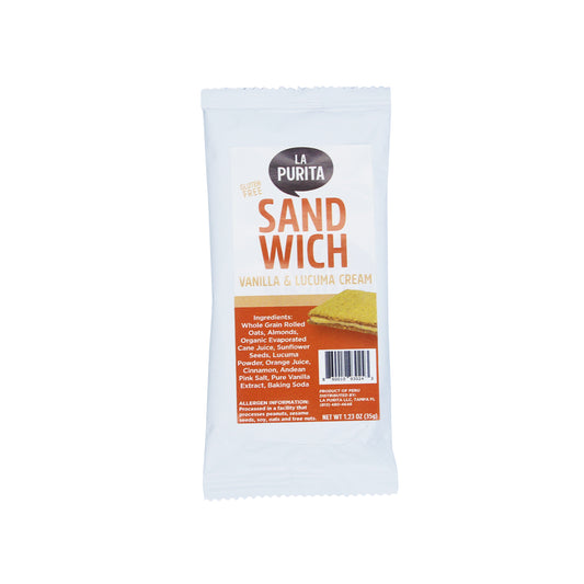 Sandwich Cookies- Nut Butter Filled With Vanilla, Lucuma Cream And Gluten-Free (6 PACK)