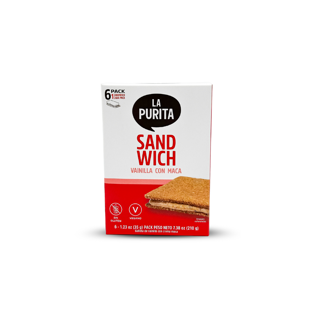 Sandwich Cookies- Nut Butter filled With Vanilla, Maca Cream, And Gluten-Free (6 PACK)
